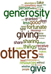 Generosity, December 11, 2011